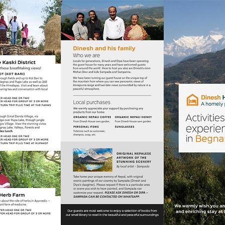 Bed and Breakfast Dinesh House Pokhara Exterior foto